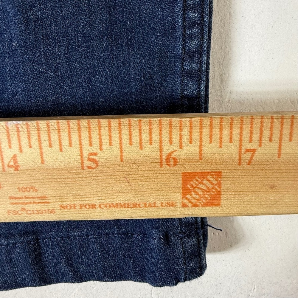 Mugsy Jeans Mens 33x30 Studio Blue Straight Leg Dark Wash Style FLX3NSB - Picture 9 of 9